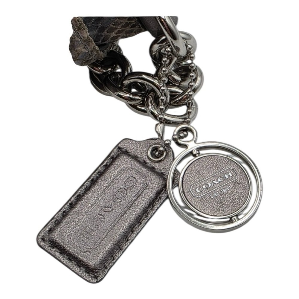 Coach Campbell Exotic Python Snakeskin Print Leat… - image 7